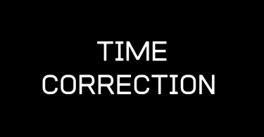 Time Correction