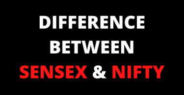 Difference Sensex Nifty