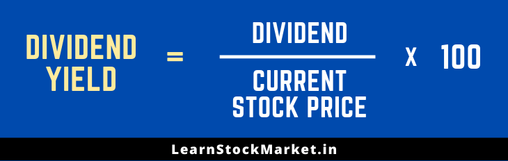 Dividend Yield Formula