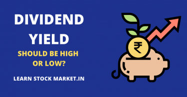 Dividend Yield Meaning