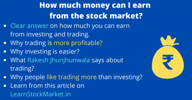 How much money can I earn from the stock market