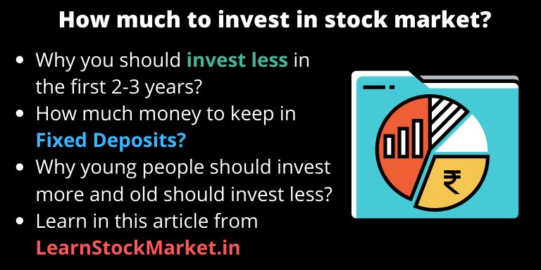 How much to invest in stock market