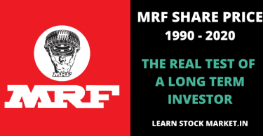 MRF Share Price in 1990 1