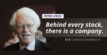 Peter Lynch Behind Every Stock There is A Company