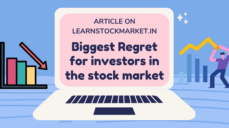 Biggest Regret for investors in the stock market