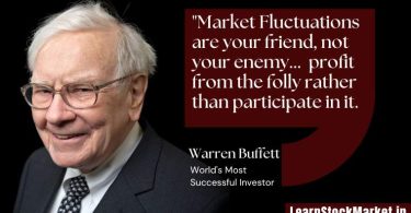 Warren Buffett Quote Market Fluctuations are your friend